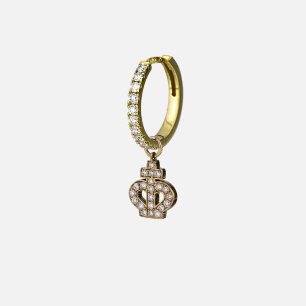 Par de Argolas Magic Gold em ouro e diamantes by Débora Montenegro - Image 4