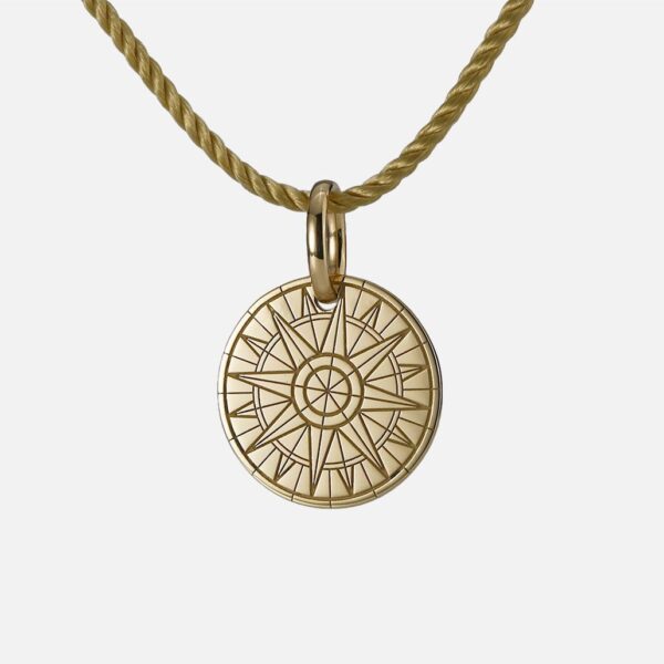 Pendente Right Course em ouro amarelo | Gold Wish