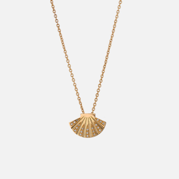 Colar Concha em ouro e diamantes | Peace, Hope and Love