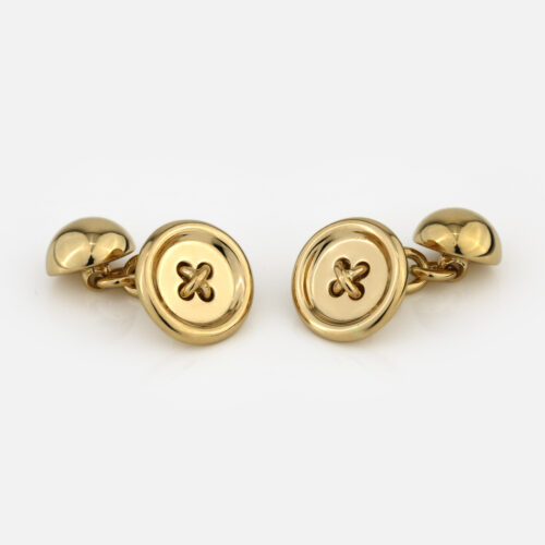 Cufflinks Model Gold button