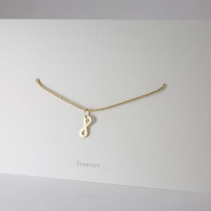 Pendente forever em ouro amarelo da coleção gold wish da Leitão & Irmão
