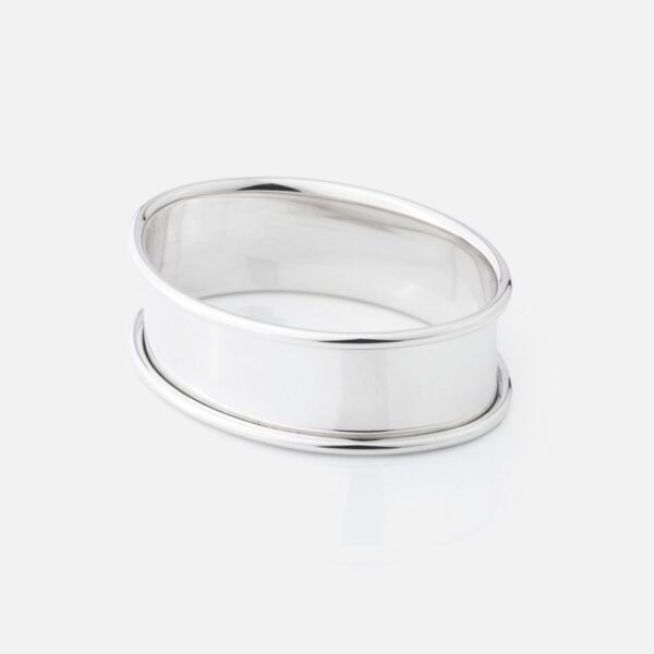 Argola de Guardanapo em prata | Modelo Oval