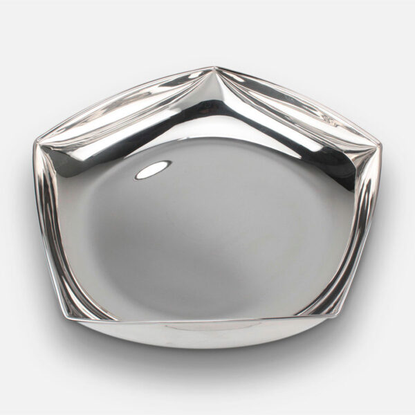 Salva Geométrica | Taça Pentagonal em prata - Image 3