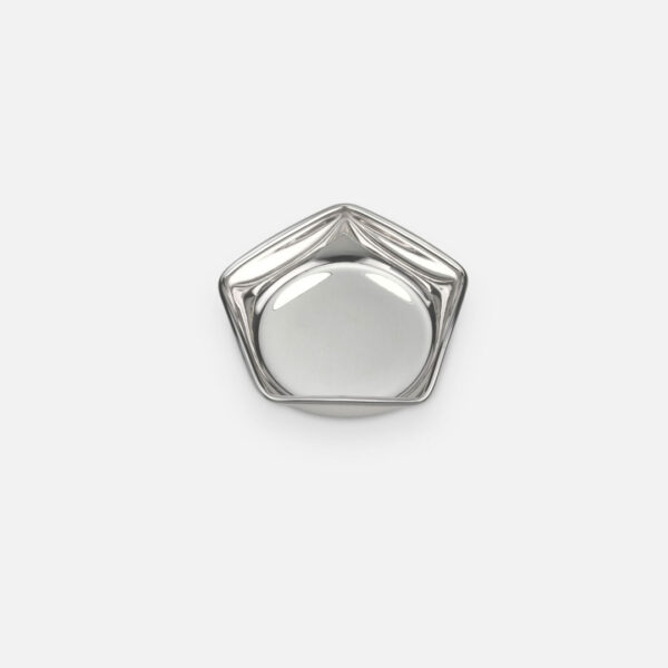 Salva Geométrica | Taça Pentagonal em prata - Image 2