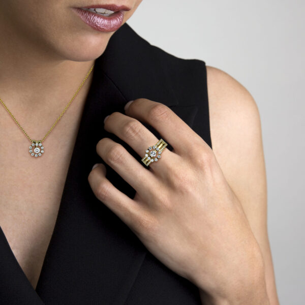 Fio e Pendente em ouro e diamantes | Memory Jewels - Image 4