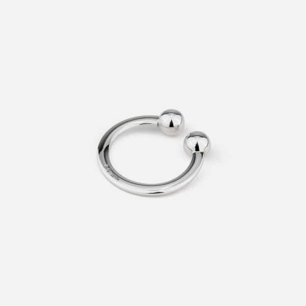Porta Chaves piercing em prata da leitão & Irmão