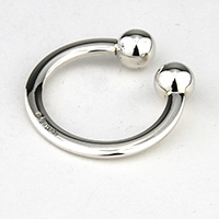 Porta Chaves piercing em prata da leitão & Irmão