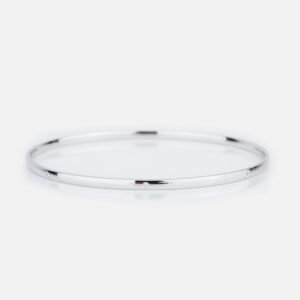 Pulseira escrava em ouro branco com 7 diamantes da Leitão & Irmão