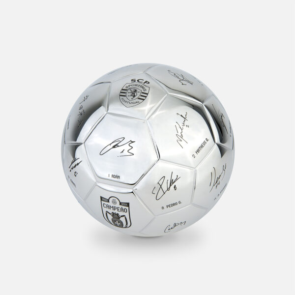 Bola do Campeão Nacional® SPORTING em Prata da Leitão & irmão