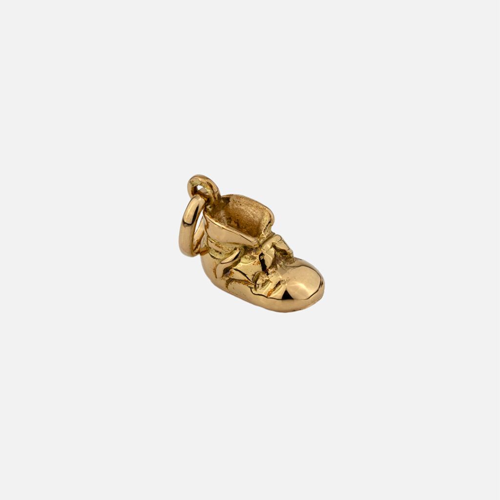 Pendente bota em ouro amarelo da Leitão & Irmão