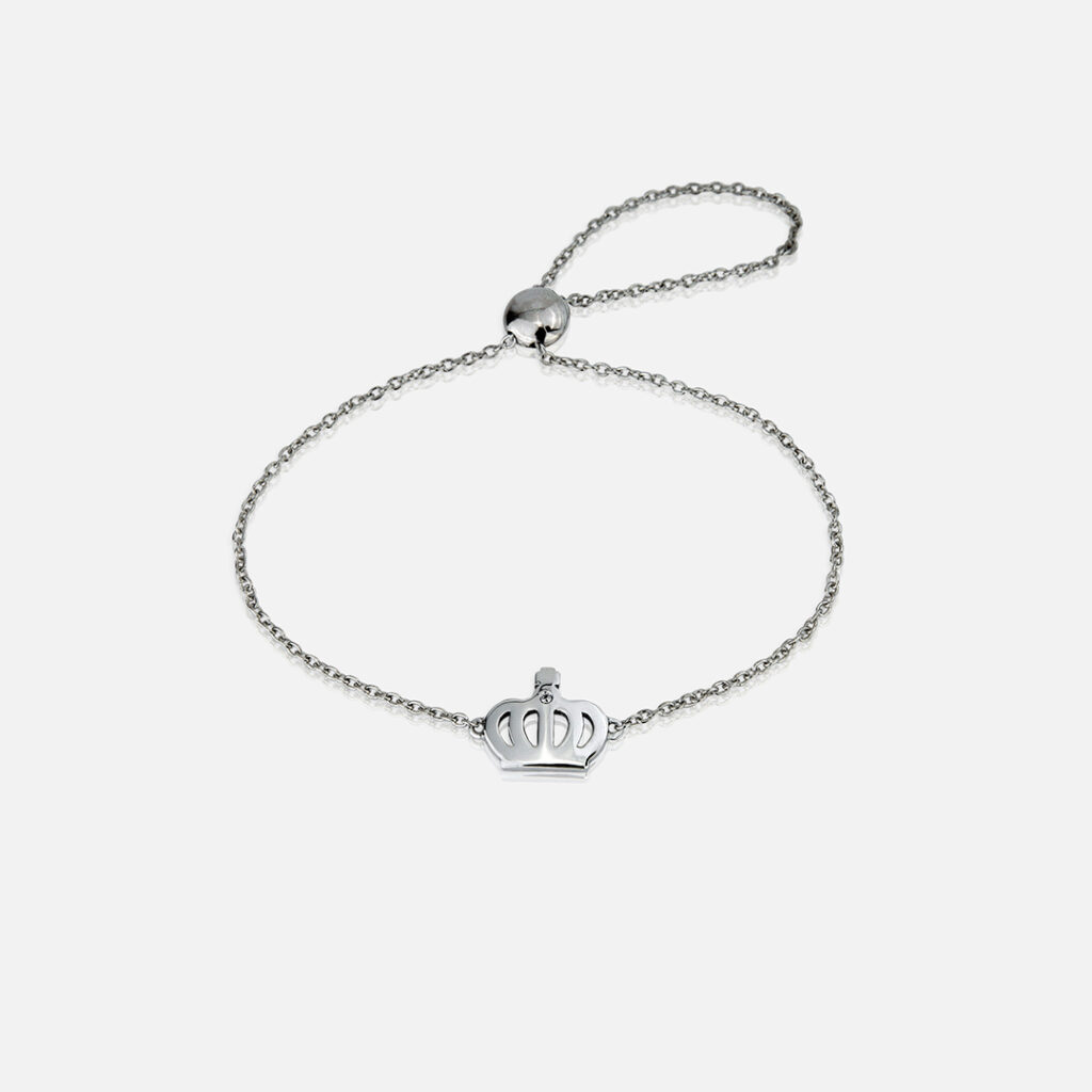 Pulseira em prata com diamante da Coleção Royal Collection da Leitão & Irmão x Museu do Tesouro Real