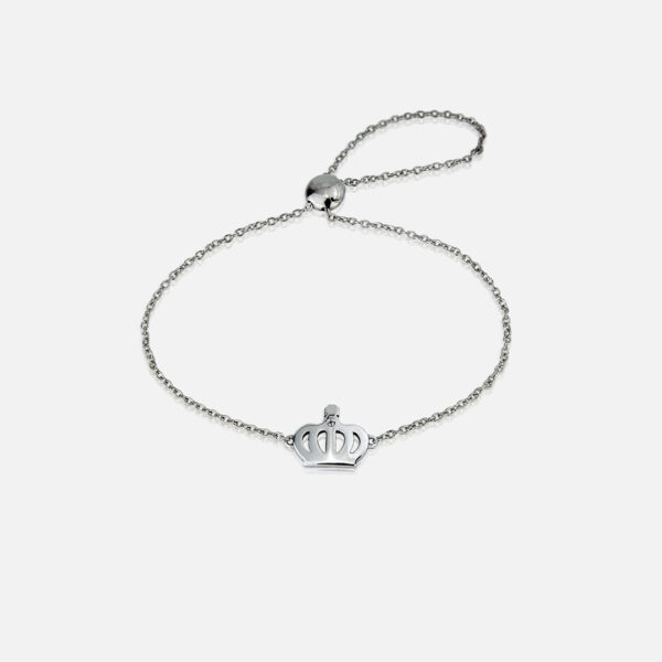 Pulseira em prata com diamante da Coleção Royal Collection da Leitão & Irmão x Museu do Tesouro Real